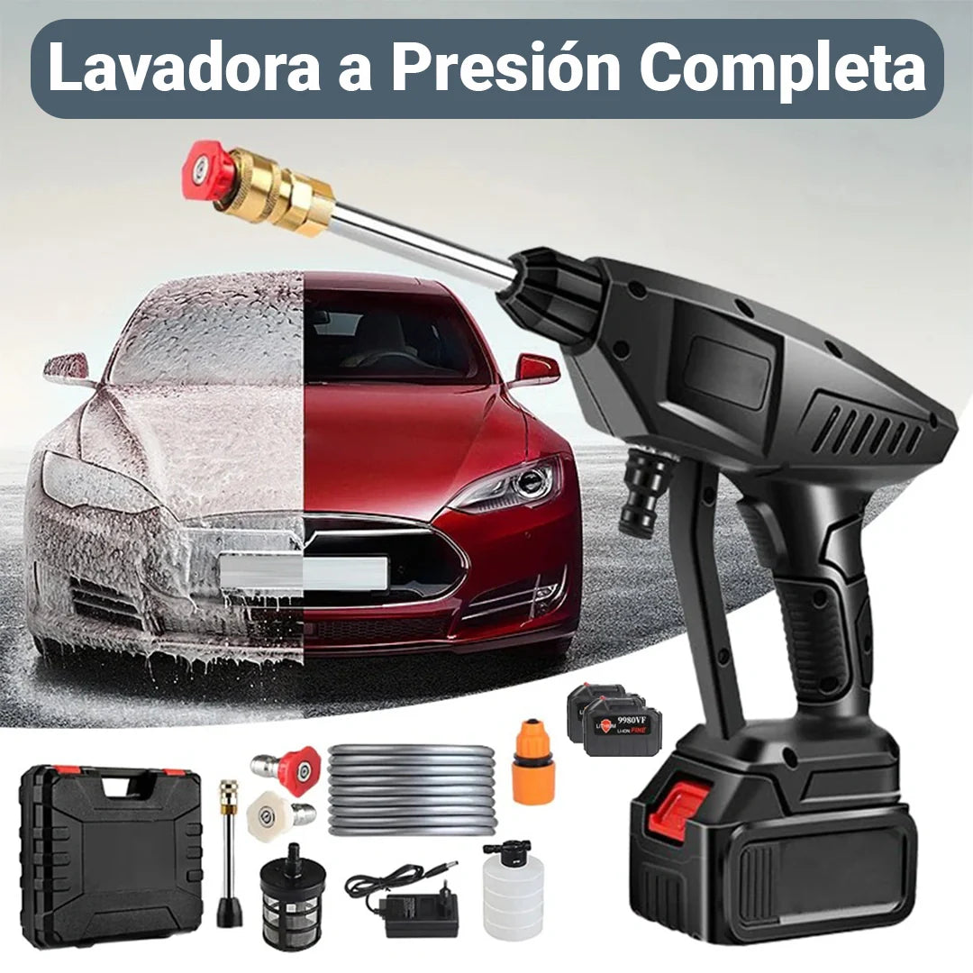 Combo Completo Lavadora a Presión Portátil + Maleta - HidroJet